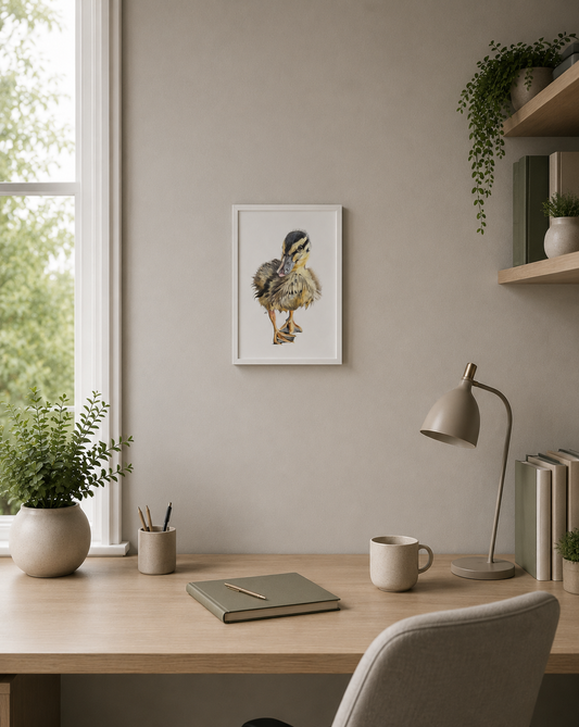 Little Duckling Fine Art Print – A4
