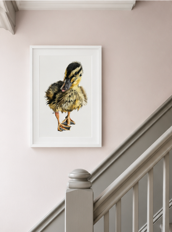 Little Duckling Fine Art Print – A4
