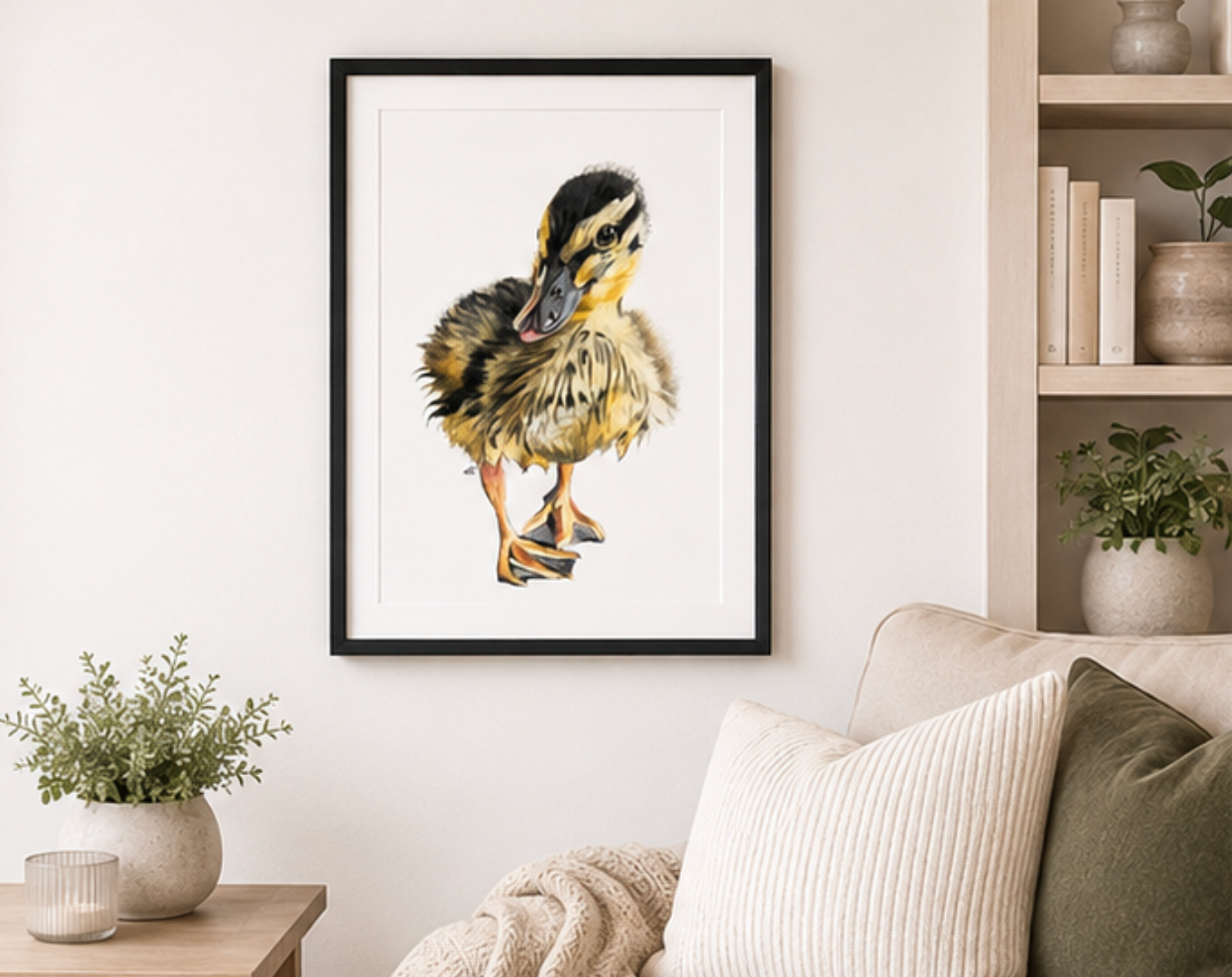 Little Duckling Fine Art Print – A4